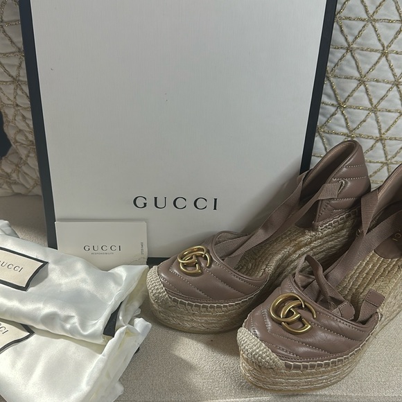 Gucci Platform Wedges - Picture 1 of 9